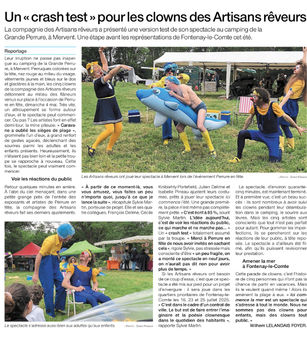 La compagnie de clown Les artisans rêveurs - Ouest-France
