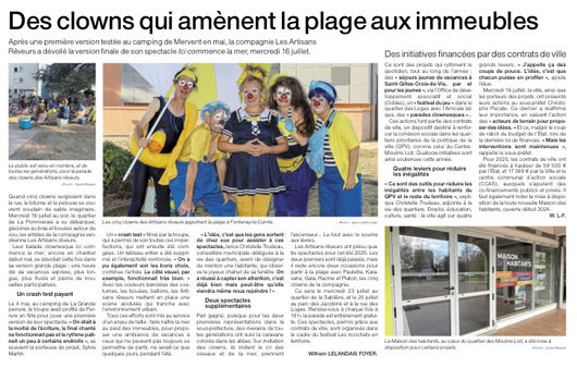 La compagnie de clown Les artisans rêveurs - Ouest-France