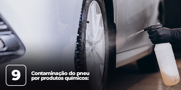 garantia pneu - uso de produtos de limpeza no pneu