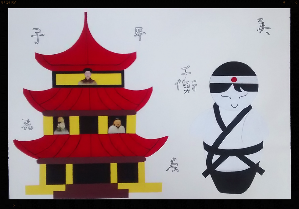 Templo e Japonês