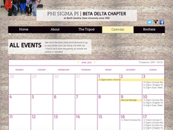 2015 Website Events Page