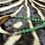Miniatura: Collar piedras agata musgosa facetada