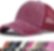 Maroon distressed trucker hat with mystery balls options