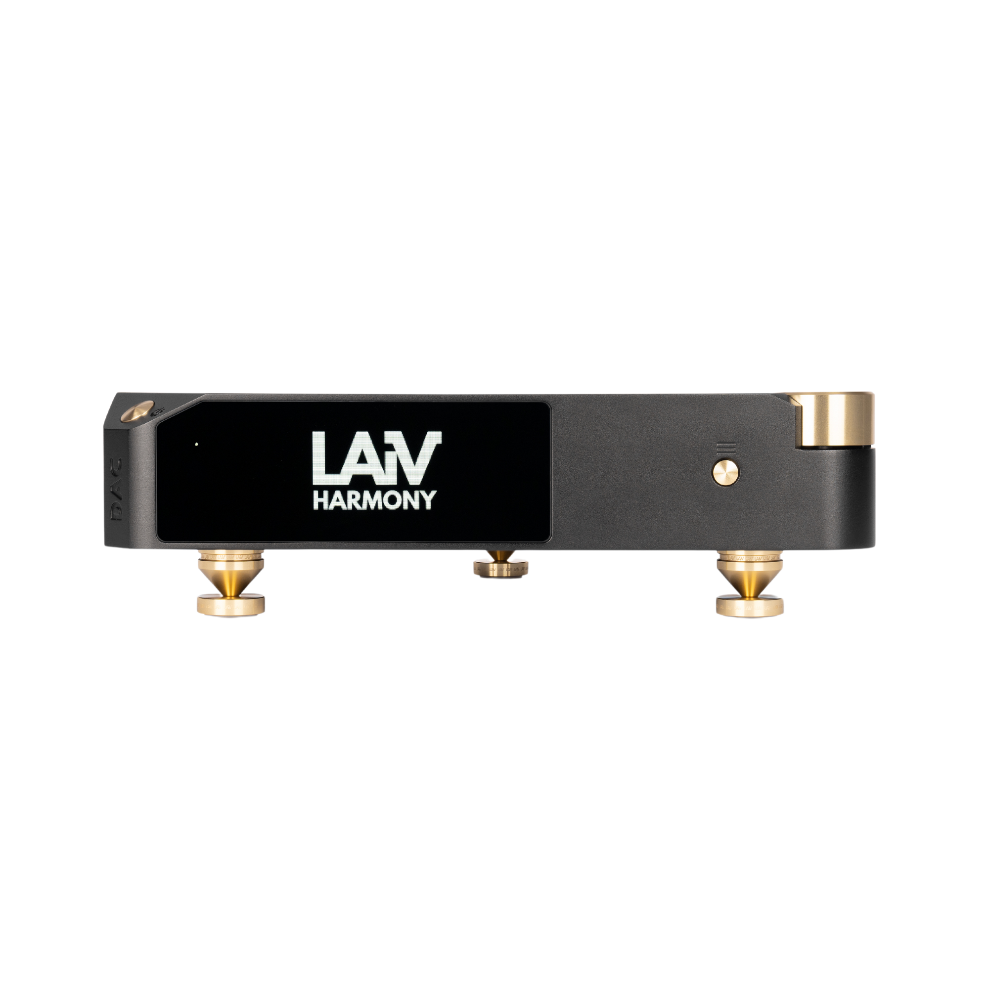 LAiV Harmony DAC 黑金色平衡式離散 R2R DAC 正面產品圖