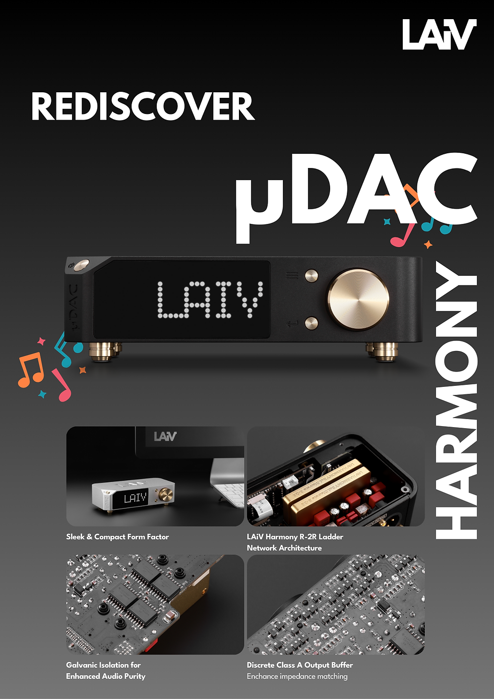 Rediscover Harmony: The LAiV Harmony µDAC