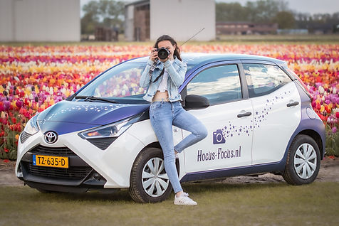 Tulpen veld Hocus Focus Auto