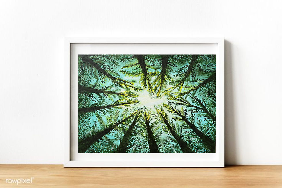 Thumbnail: Original Acrylic Painting | Canopy of Trees
