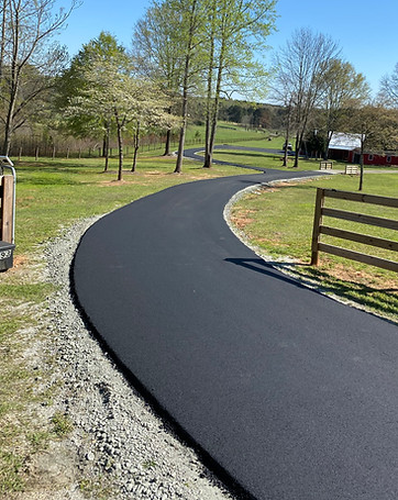 new driveway install