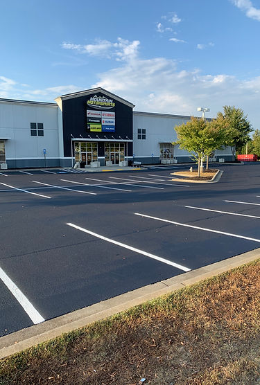 seal coating and striping