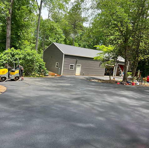 new driveway install