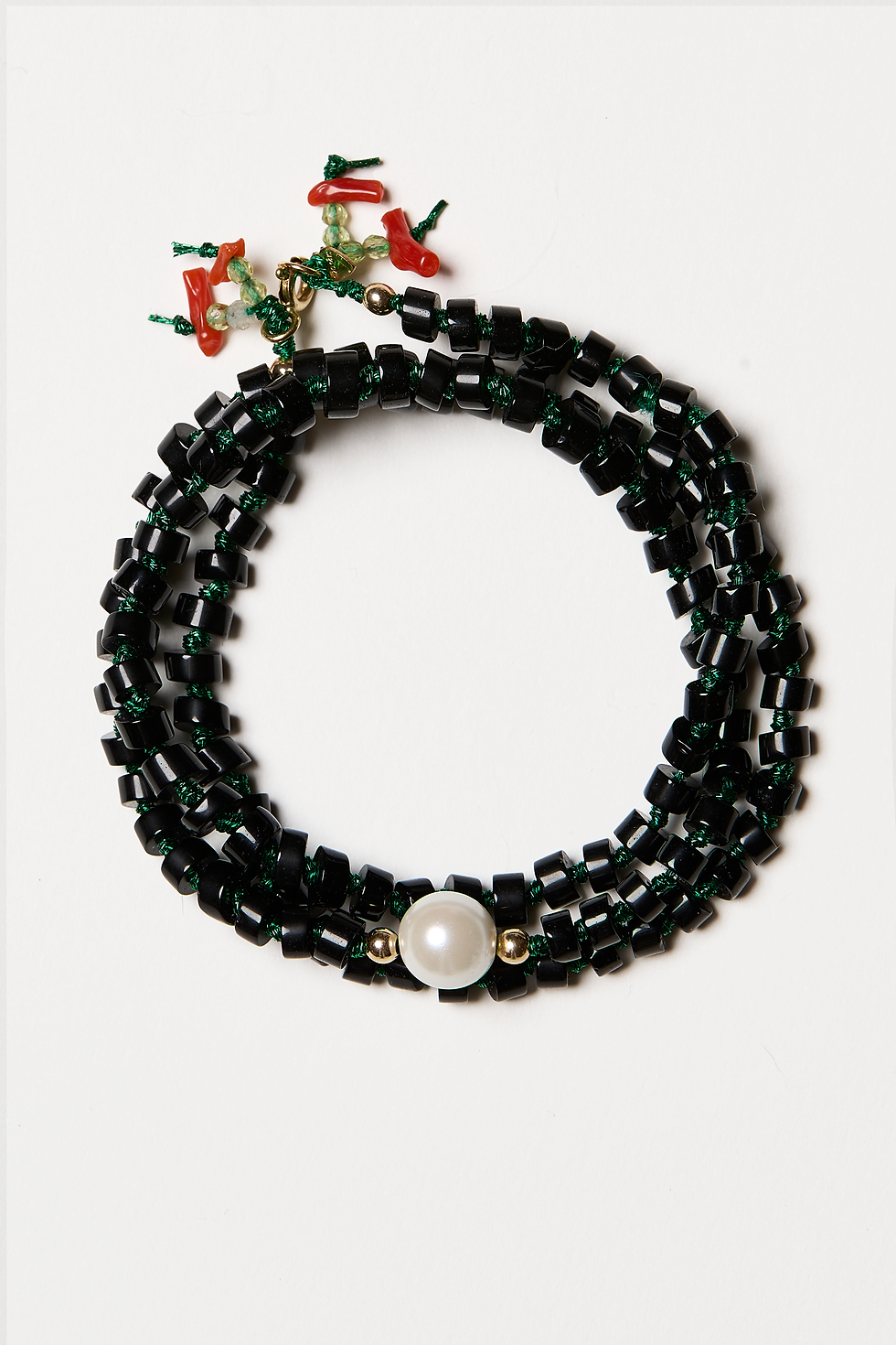 MINI CANDY NECKLACE - BLACK AGATE