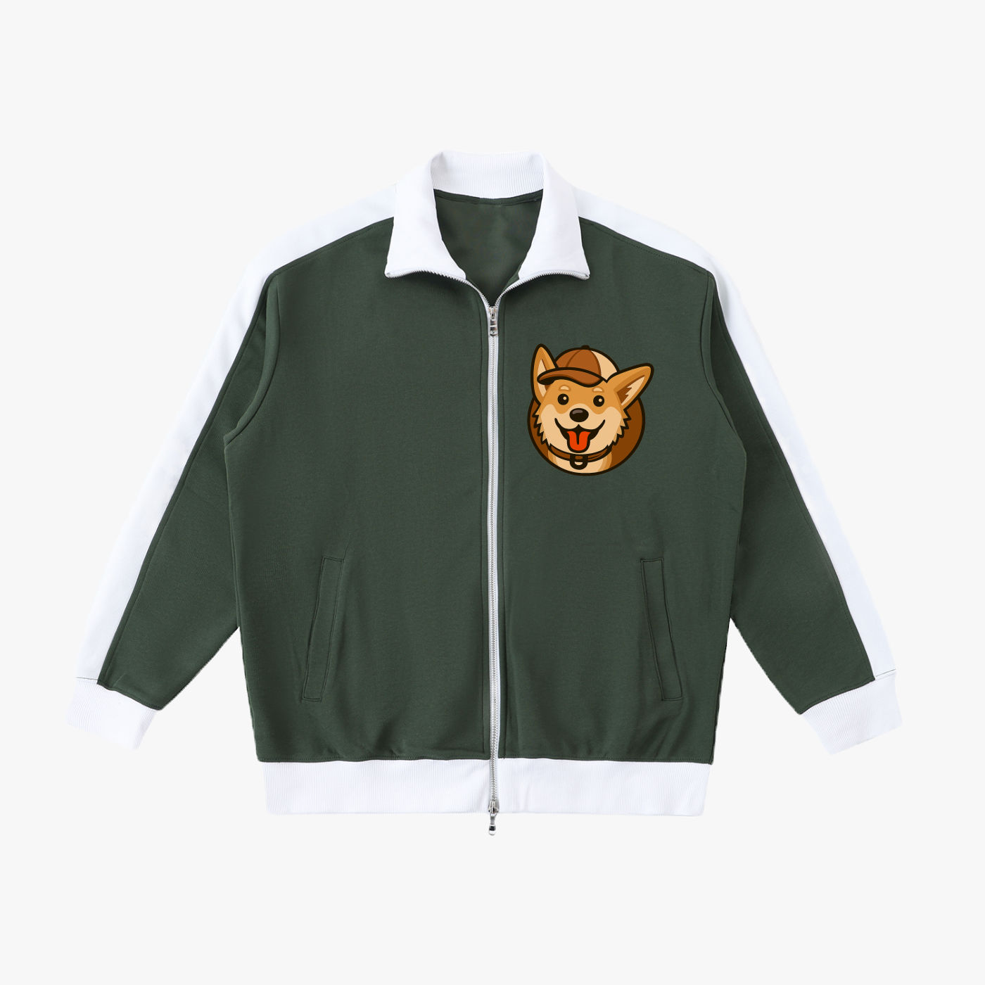 FUOSA CLASSIC COLLAR JACKET - KAKI