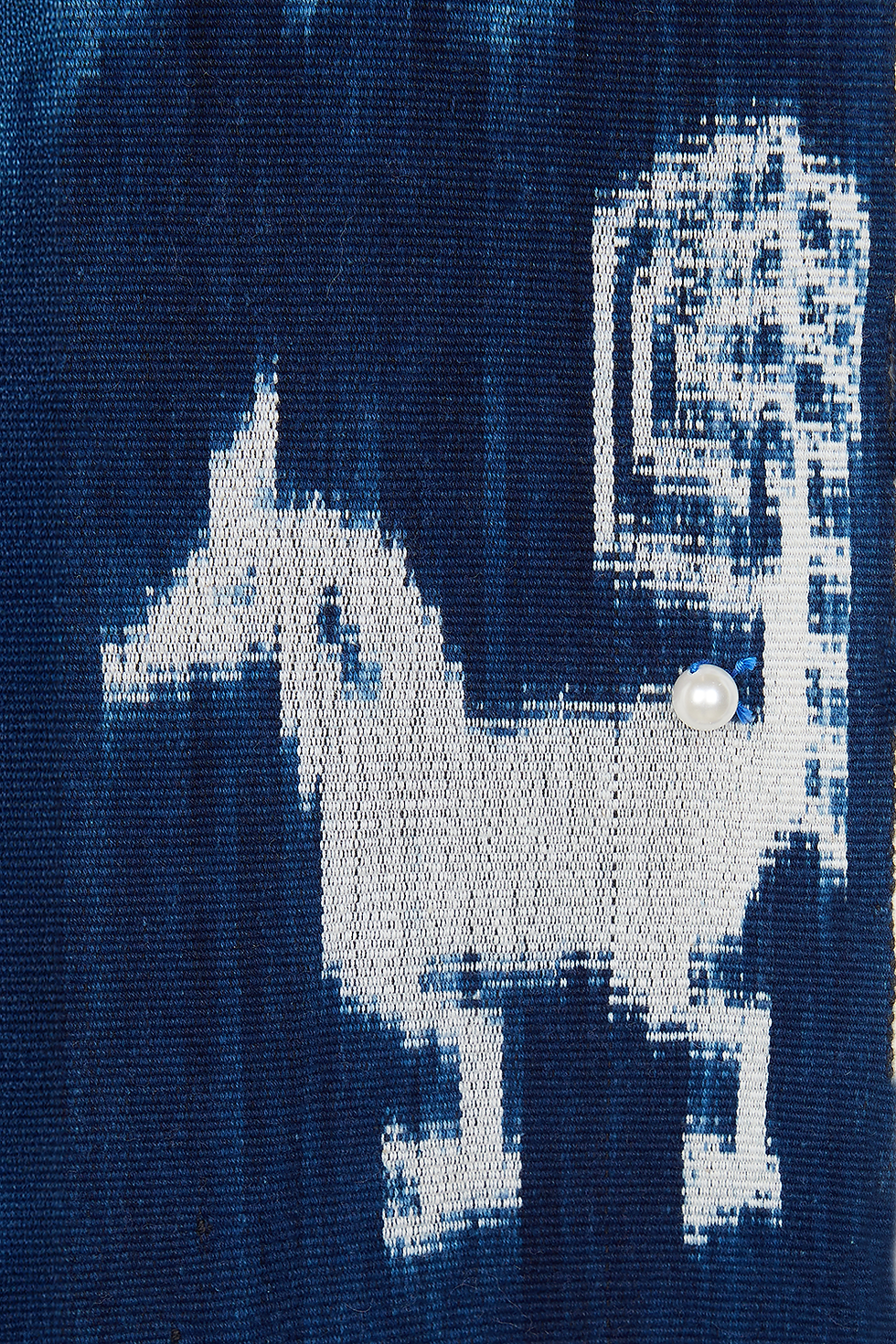 Thumbnail: IKAT SUMBA PONCHO - Indigo