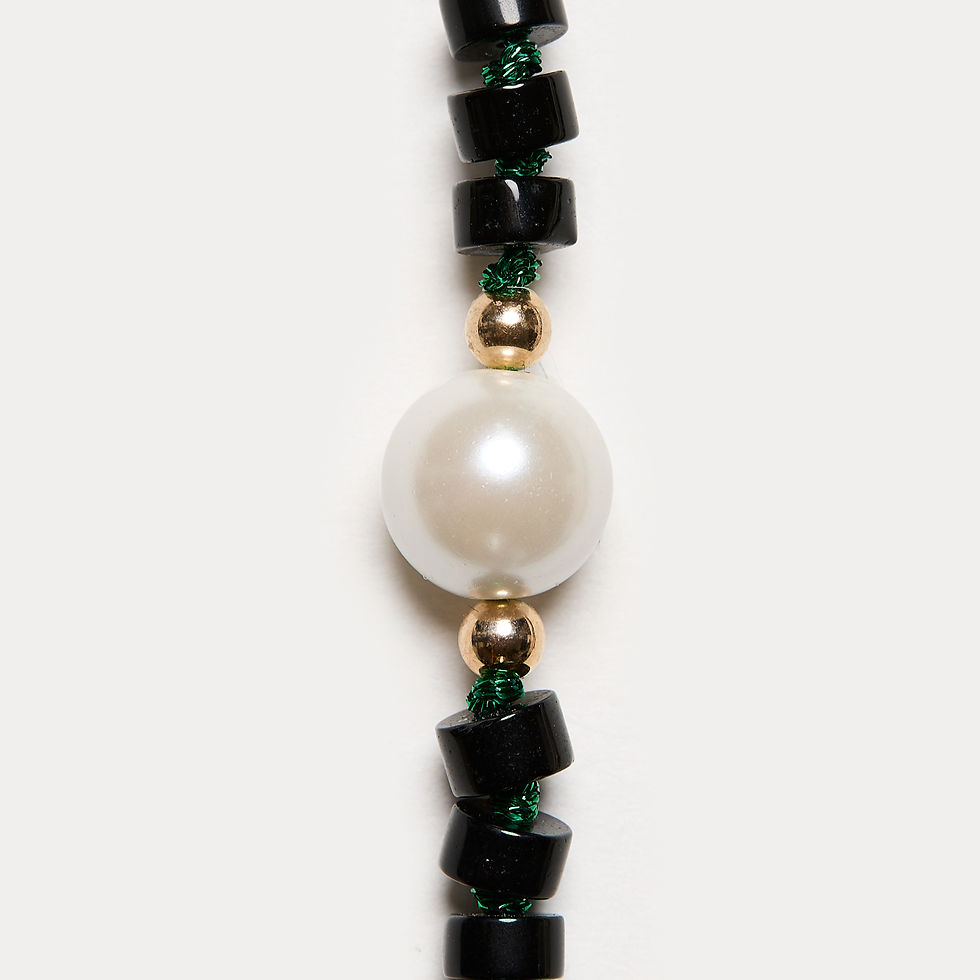 Miniature : MINI CANDY NECKLACE - BLACK AGATE