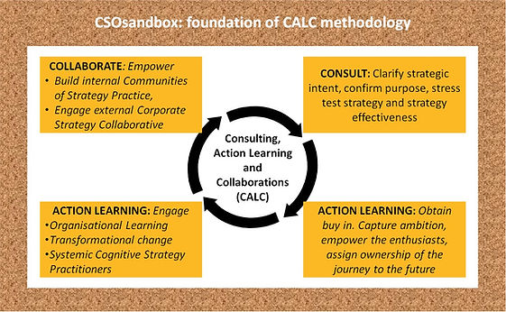 Strategic management program based on Consult, Action Learning, Collaborate (CALC) methodology