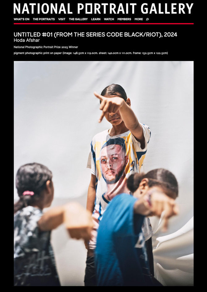 Won the National Photographic Portrait Prize 2025