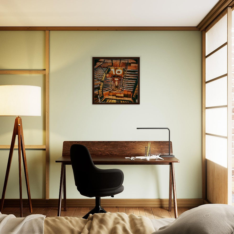 Thumbnail: The Descent Canvas Wall art