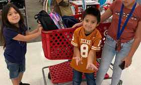 Kids back to school shopping