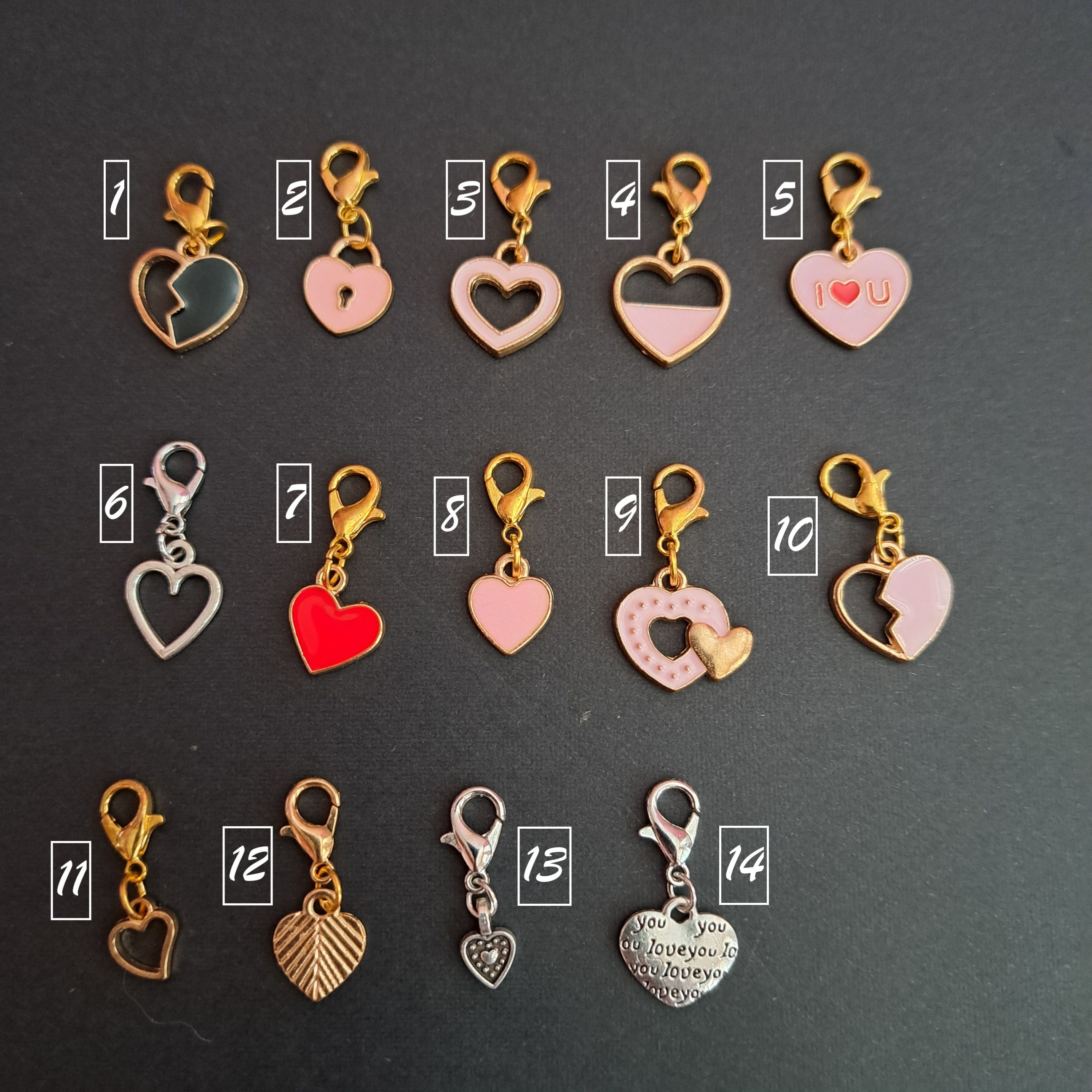 Heart Charms