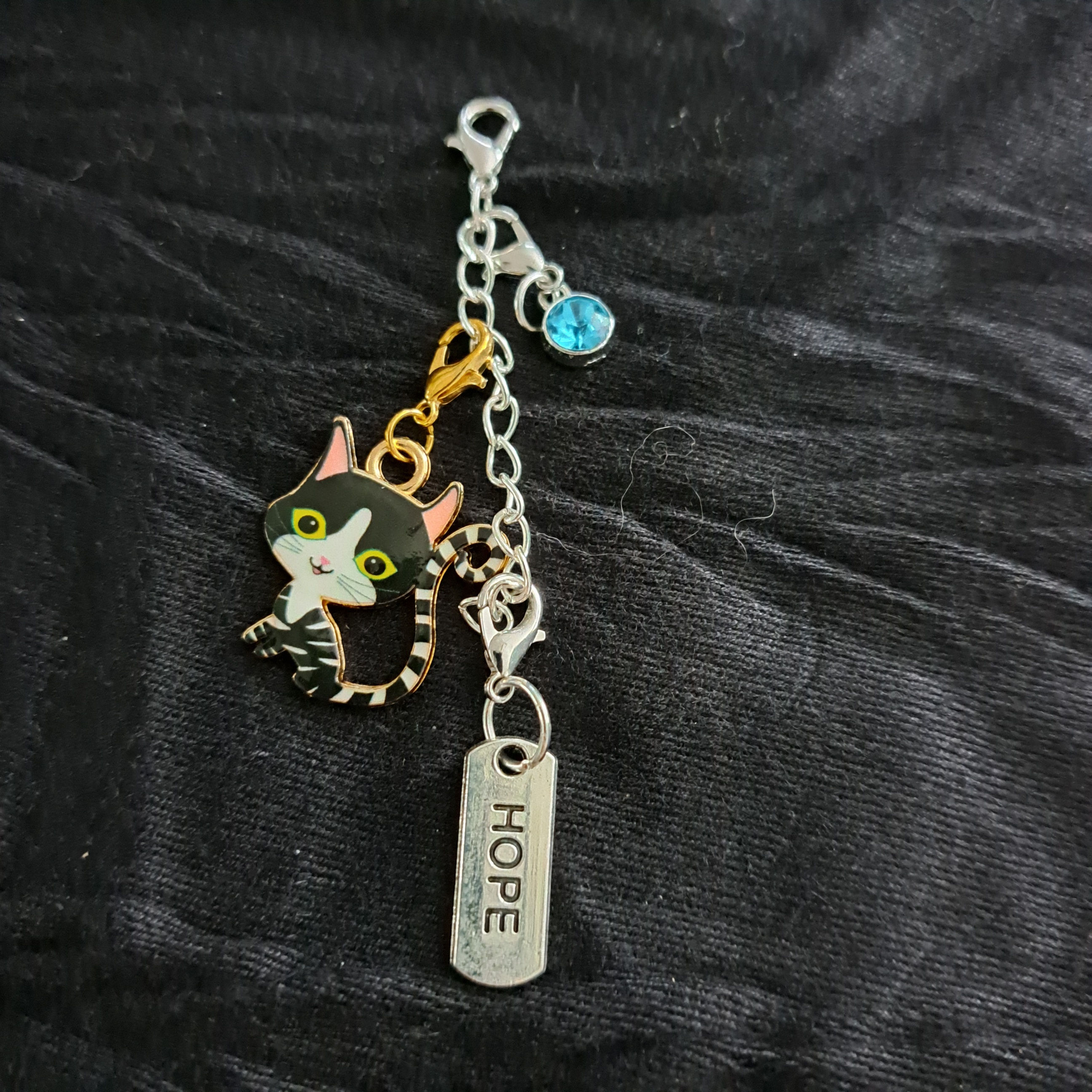 Hope and Cat Charms