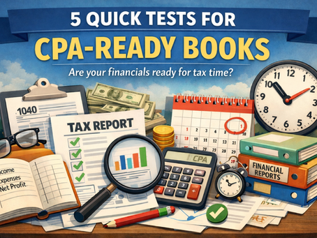 5 Quick Tests for CPA-Ready Books