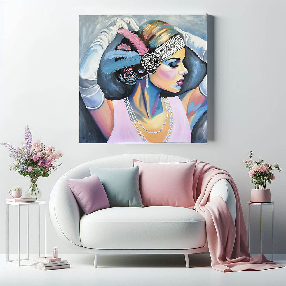 Thumbnail: The Gatsby Girl - Canvas Print