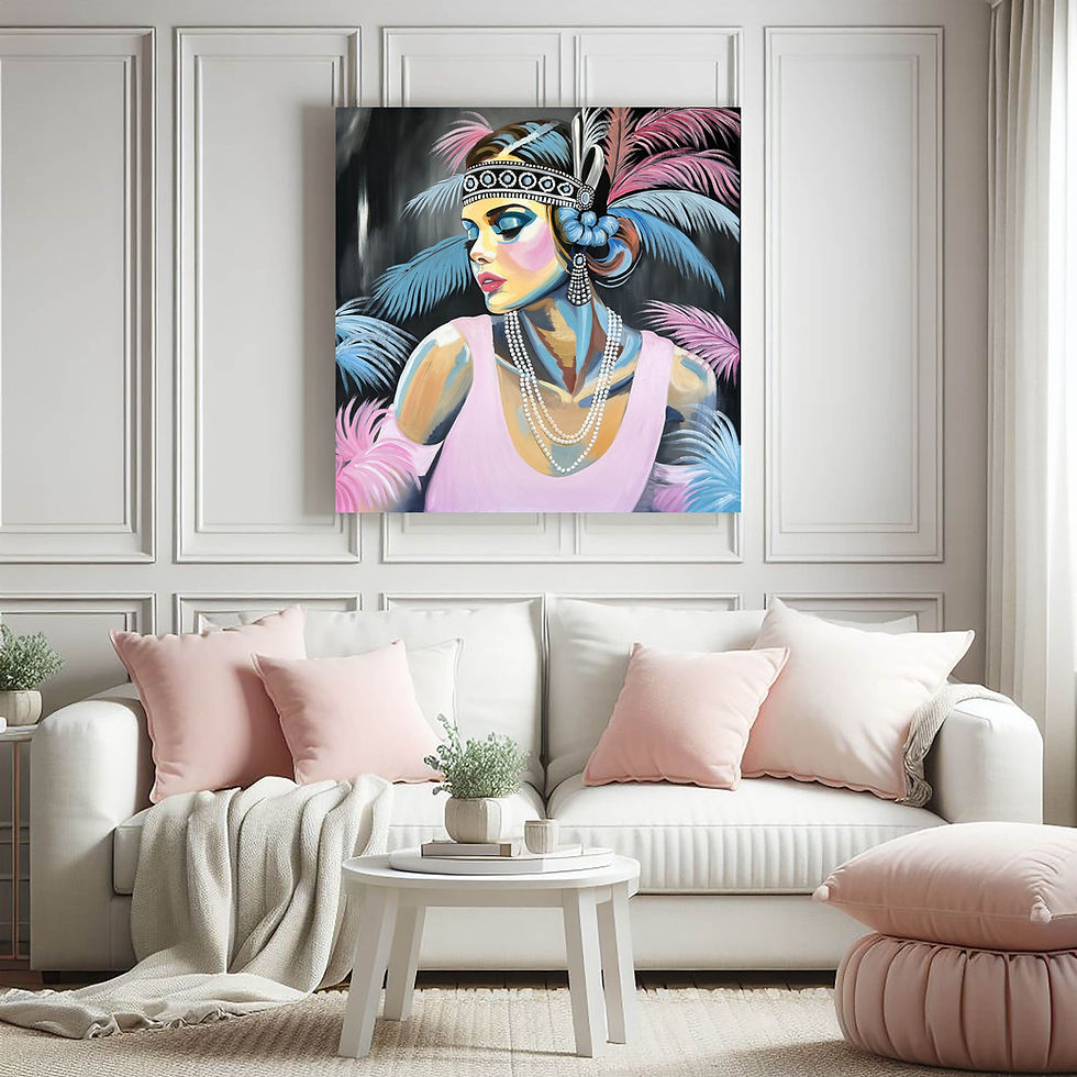 Thumbnail: Deco Dreamer - Canvas Print