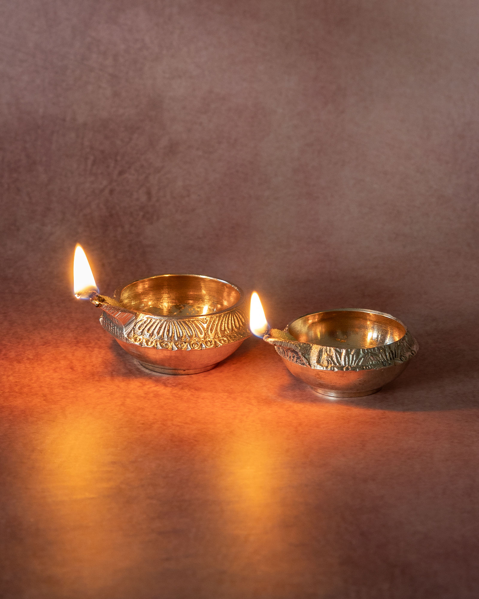 Brass Tea Light Lamps