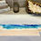 Thumbnail: Bath Caddy - Wood with Resin 'Ocean' Design
