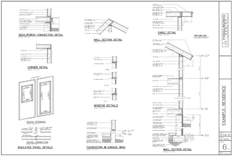 SIP Architectural Package Sheet 6