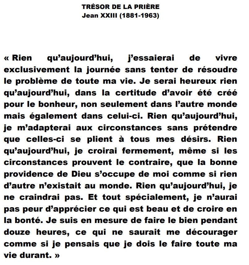 Trésor de la prière