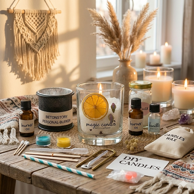 ערכה להכנת נר קוקטייל