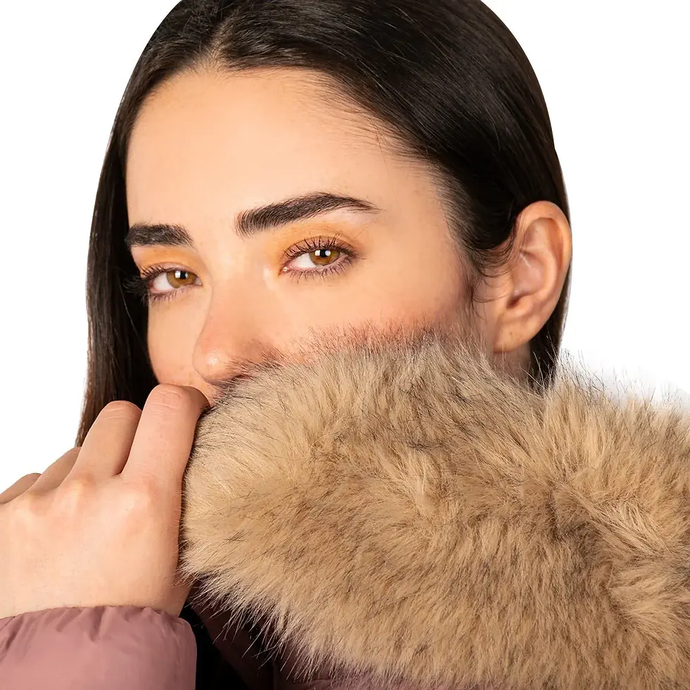 תמונה ממוזערת: מעיל נוצות רייזי לאישה, ורוד, תמונת תקריב