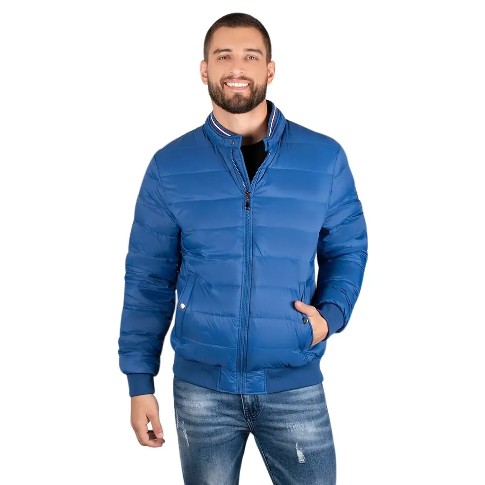 תמונה ממוזערת: מעיל נוצות דותן לגבר, כחול, פרונט