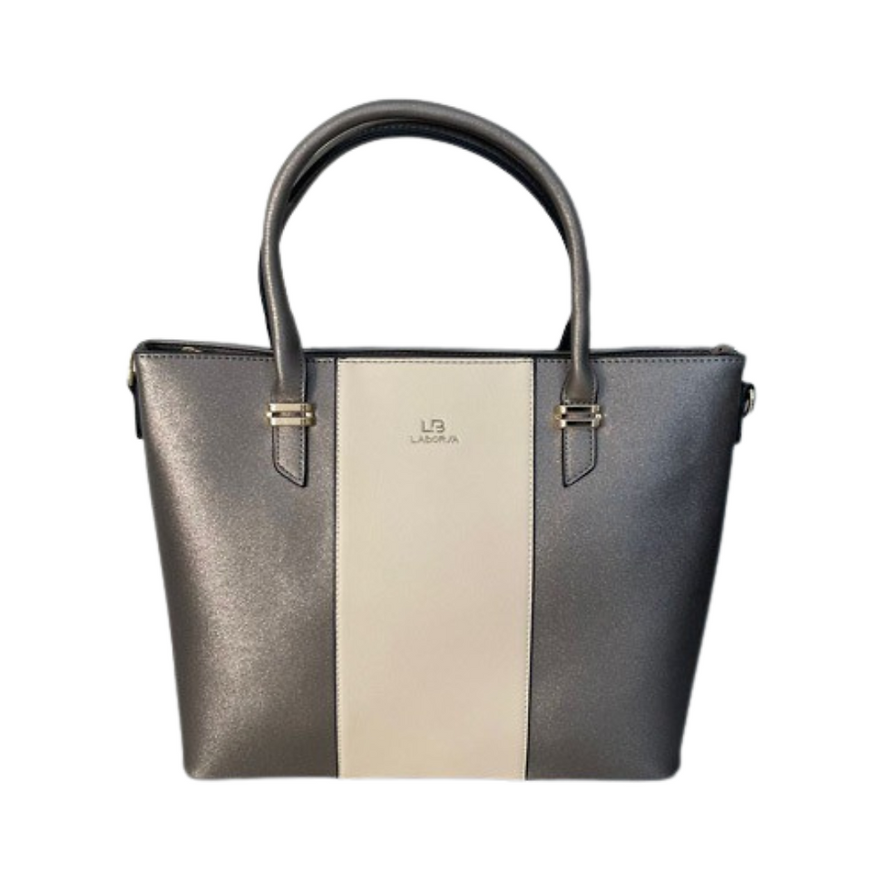 תמונה ממוזערת: תיק יד גדול מילה אפור