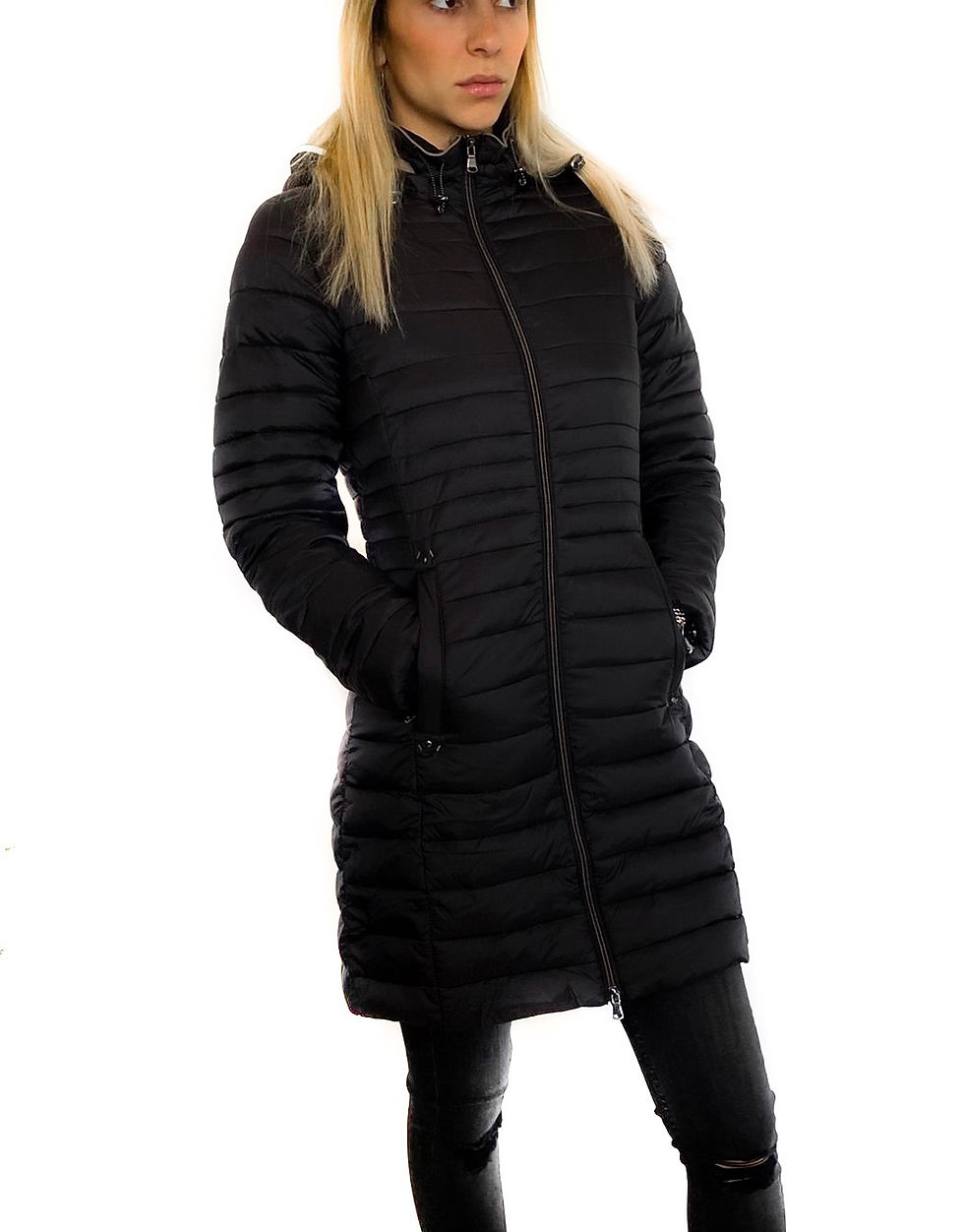 תמונה ממוזערת: מעיל פוך, שחור, פרונט