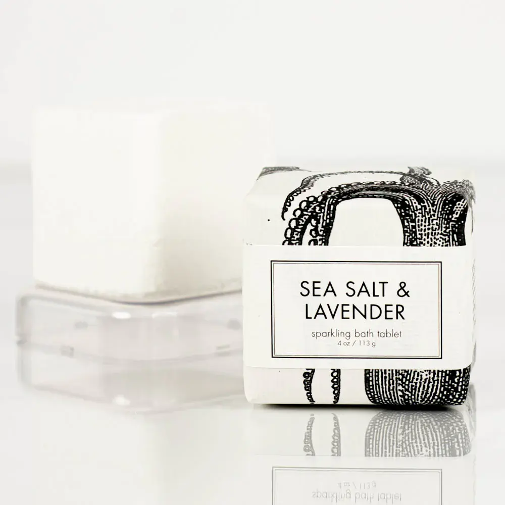 Sea Salt + Lavender - Sparkling Bath Tablet