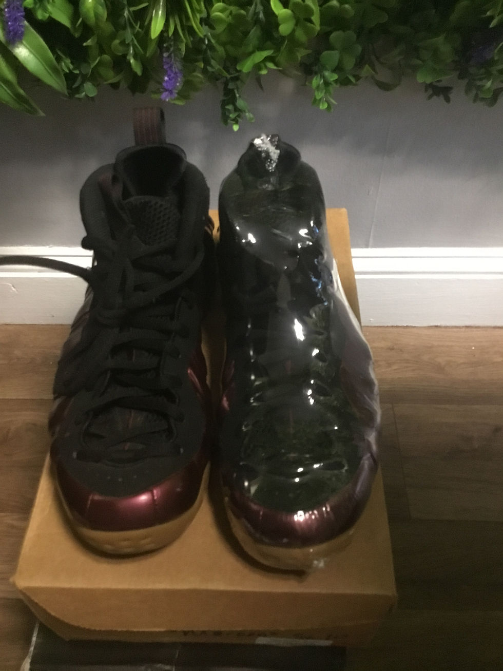 Thumbnail: Nike Foamposite “Maroon” sz 10 Pre-Owned