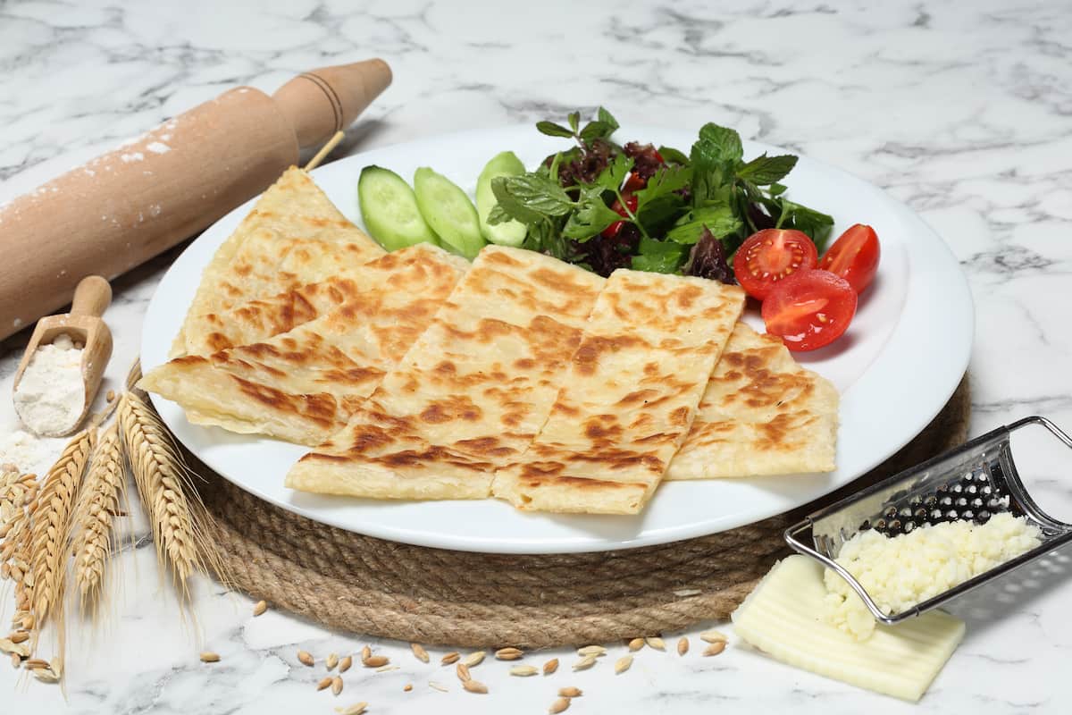 Arranged Food and Objects