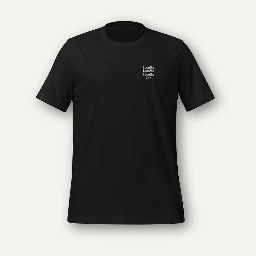 Thumbnail: Pocket “Leedle Leedle Leedle Lee” Embroidered Tee – SpongeBob-Inspired Graphic Shirt for Adults