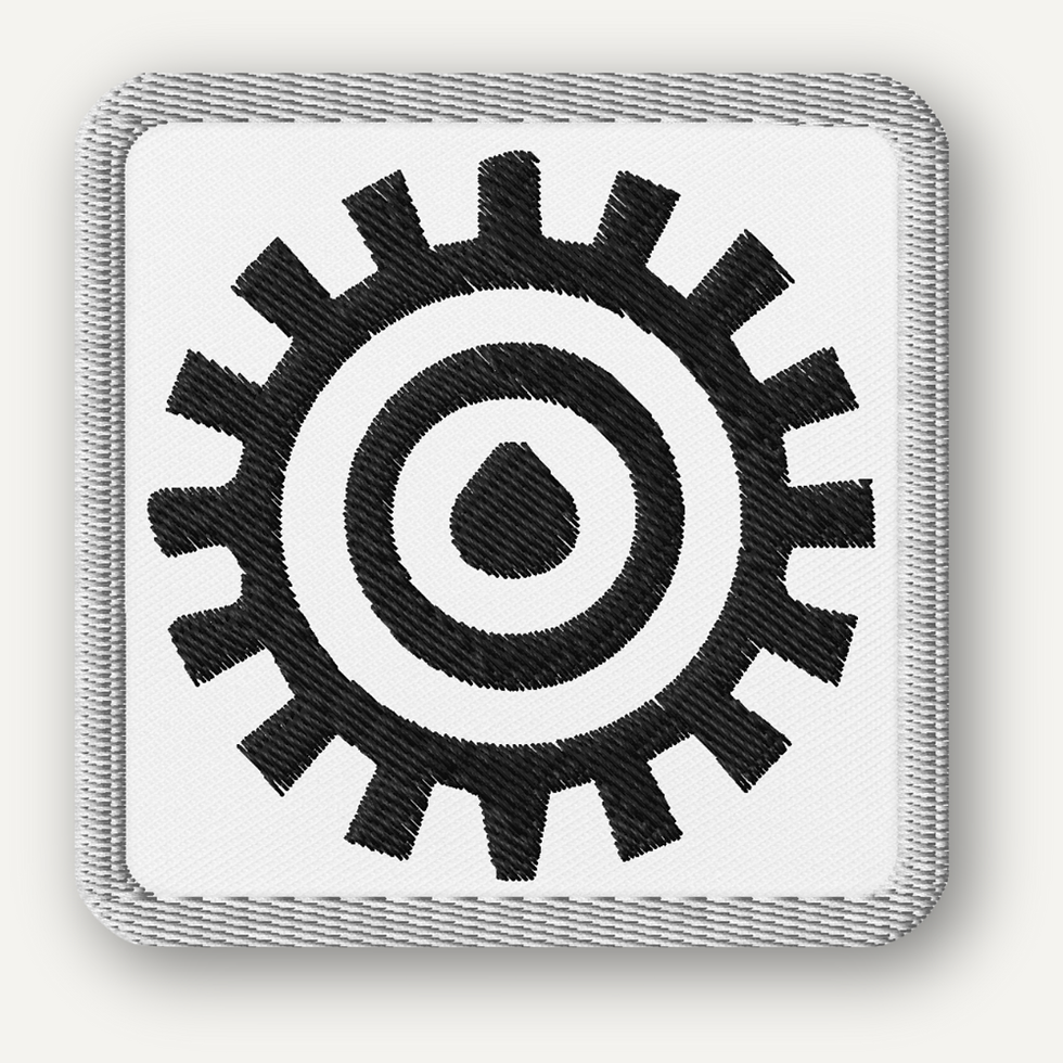 Thumbnail: Adinkrahene  Patch | Adinkra Symbol Embroidered Iron-On