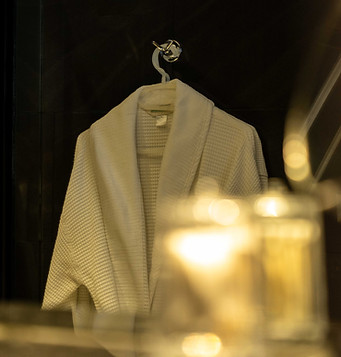 Elegant and comfy waffle cotton bathrobes.