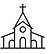 worship church icons AdobeStock_433207690 B&W church.jpeg