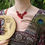 Thumbnail: 90's Vintage Beaded Choker Necklaces