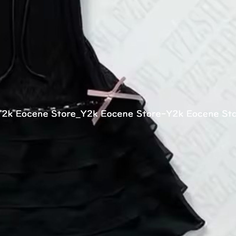 Thumbnail: Harajuku Solid Lace Sweet Girly Dresses Elegant Strap Short Sleeve Suspenders Wa