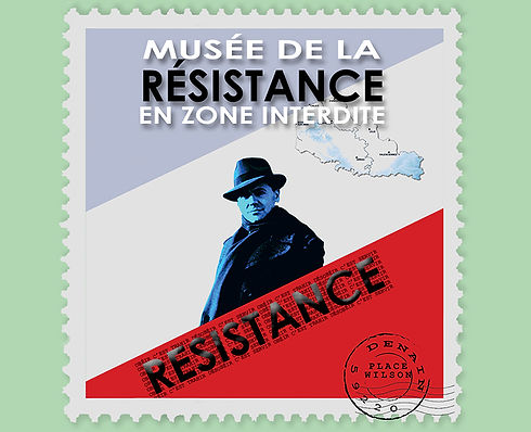 Visuel Musée de la Résistance en zone interdite, Jean Moulin, Drapeau français