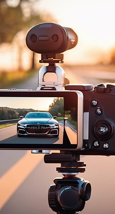 Camera making videos for right hand drive postal vehicles