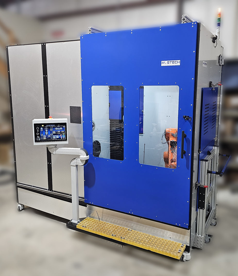 MASTECH's SLS350 Diamond Wire Saw with Robot Arm