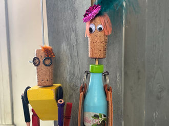 Konstverkstad för alla: Skrotmarionetter