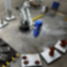 XtreeE robot on pedestal 3D concrete